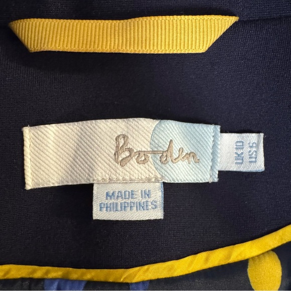 Boden Blazer Women’s 6 Navy Blazer Lined 2 Button - Picture 10 of 16